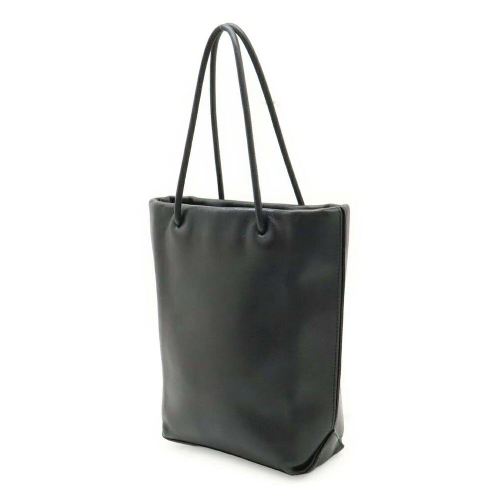 CHANEL Black Leather Tote Bag - Picture 3 of 10